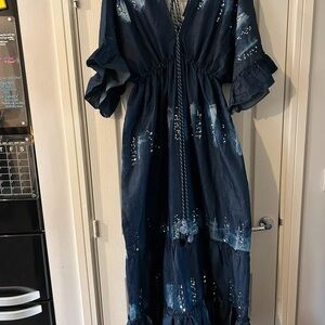 Nica Navy Sequin Dress
